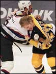 Marty McSorley and Donald Brashear fight